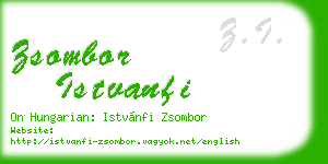 zsombor istvanfi business card